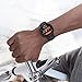 NotoCity Silicone Watch Band Replacement Solft Silicone Strap Compatible Garmin Forerunner 230/220/ 235/620/ 630/ 735XT-Black Pink