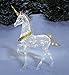 Winter Wonder Lane Christmas Glitter Unicorn Lighted Yard Art Decoration Indoor/Outdoor 40 Inch