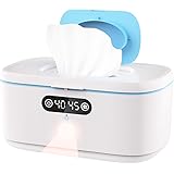 Bellababy Chauffe-linge avec veilleuse pour changer les couches, avec chargeur de voiture pour une utilisation portable, écra