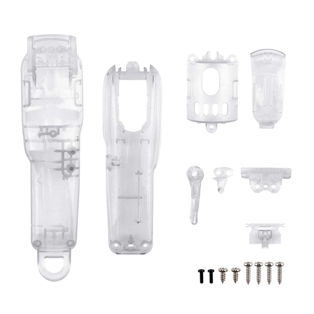 Milageto Hair Housing Cover DIY Transparent Fluorescent Lid Case Shell Replacement for 8148 8591 8504 Series Barber Hair Accessories, Clear