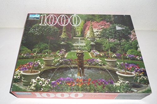 Fountain And Garden In Bloom 1000 Piece Jigsaw Puzzle