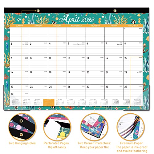 2023 Desk Calendar 12 Monthly Large Desk / Wall Calendar 2023, Jan 2023 Dec 2023, 12'' x 17
