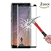 Galaxy Note 8 Screen Protector, Asstar Not Full Coverage 9H Hardness 2.5D Tempered Glass Anti-Scratch, Anti-Fingerprint, Bubble Free Screen Protector for Samsung Galaxy Note 8 (2 Pack)