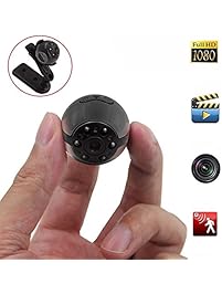 Mini Spy Hidden Camera, Heymoko 1080P/720P Full HD 6 LED Infrared Night Vision Motion Detection Portable Spy Camera Home Surveillance Camera Nanny Cam