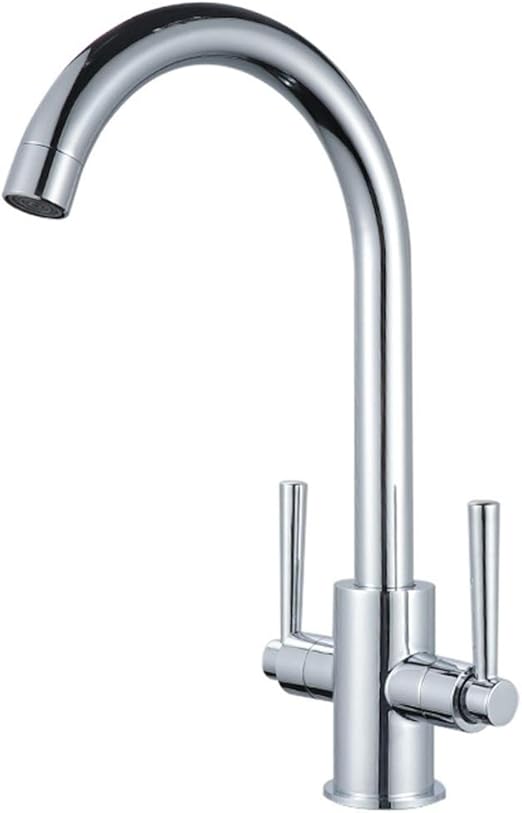 Amazon Com Jiuyaodianzi Double Kitchen Faucet British Style Hot