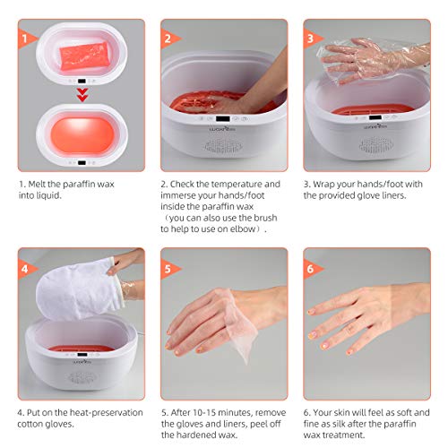 Waxkiss paraffin wax machine for hand and feet, hand wax machine,