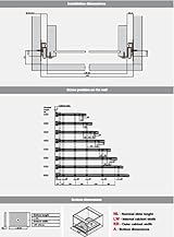 REJS Metal Roller Drawer Slides Runners Bottom Fix 350mm Kit 4pc view 2