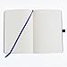 RICCO BELLO Dot Grid Notebook with Pen Loop / 5.7 x 8.4 inches (Purple)