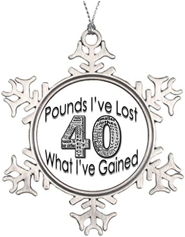 Unique fly Personalised Christmas Tree Decoration Incentive Christmas Snowflake Ornament Display Tree Pounds Lost
