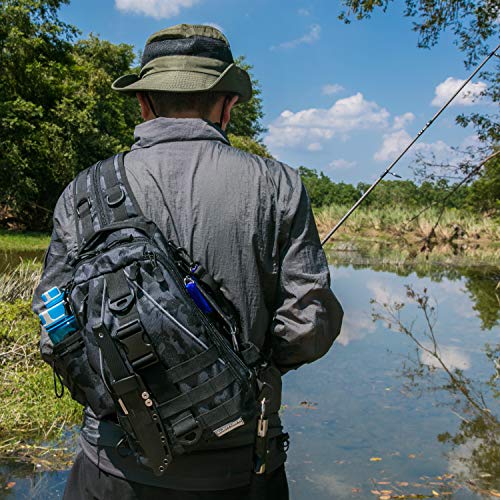 Ghosthorn Fishing Tackle Backpack Storage Bag Fishing Backpack with