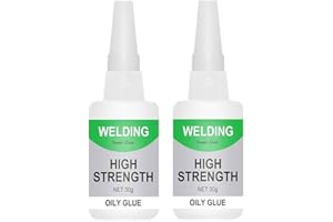 KOXUKY 2 Pcs Welding High-Strength Oily Glue, Wood Glue, Jue Fish Glue Universal Super Glue Gel, Instant Bonding, Strong Adhesion, Repairs Last Long Time for Metal, Wood, Ceramics, Leather, Glass