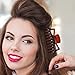 Bememo 4 Pieces Plastic Hair Claw Clips Women Thick Hair Claw Clamps (4.33 Inches)