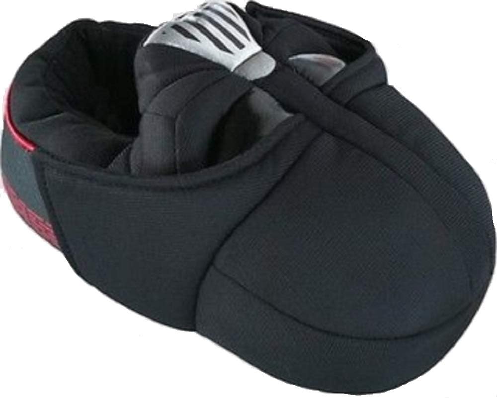 Star War Little Boys Slippers (4-5 M US Big Kid, Darth Vader Black)