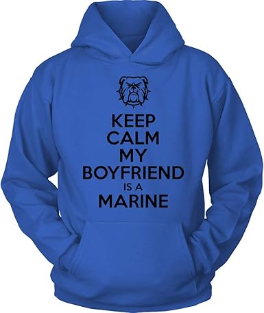 my boyfriend is a marine hoodie