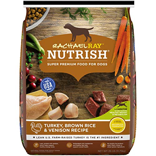 Rachael Ray Nutrish Dry Dog Food, Turkey, Brown Rice & Venison Recipe