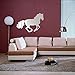 Alrens(TM) Horse Pattern Modern Creative Design Wall Decals DIY 3D Acrylic Mirror Surface Wall Sticker Living Room Children Room Bedroom adesivo de Parede Home Decoration Mural Decor
