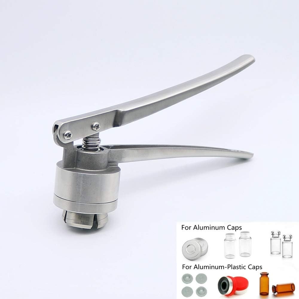 13mm Manual Crimper Hand Sealing Machine for Crimping Flip Caps Vial Seal (Aluminum Caps)