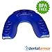 Dental Armor Sport Mouth Guard by Sparkling White Smiles - Athletic Mouth Guards - BPA Free - Fit Any Size Mouth - Free Carrying Case for Mouthguard (Blue)