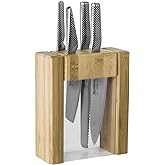 Global Teikoku 5 Piece Stainless Steel Knife Block Set