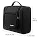 Bagail Toiletry Bag Men & Women For Makeup, Cosmetic, Shaving, Travel Accessories, Personal Items -Hotel, Car, Home, Bathroom, Airplane Hanging Toiletries Kit Makeup Organizer Black