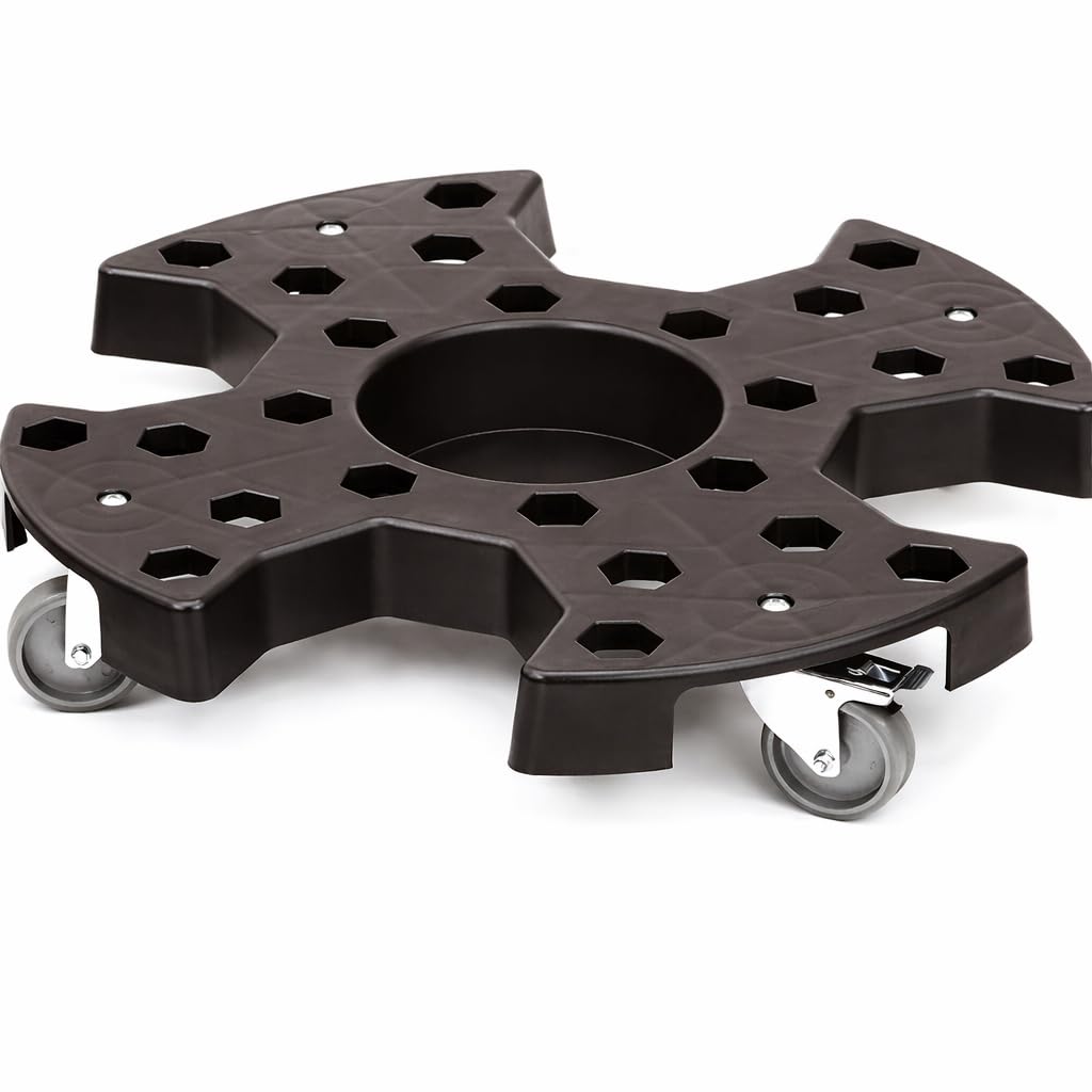 KATSU Tools Tire Dolly - 300lb. Capacity, Heavy-Duty Wheel Moving Rolling Cart for Tires, Wheels, Furniture Appliances & More (64 x 64 x 11.5cm)