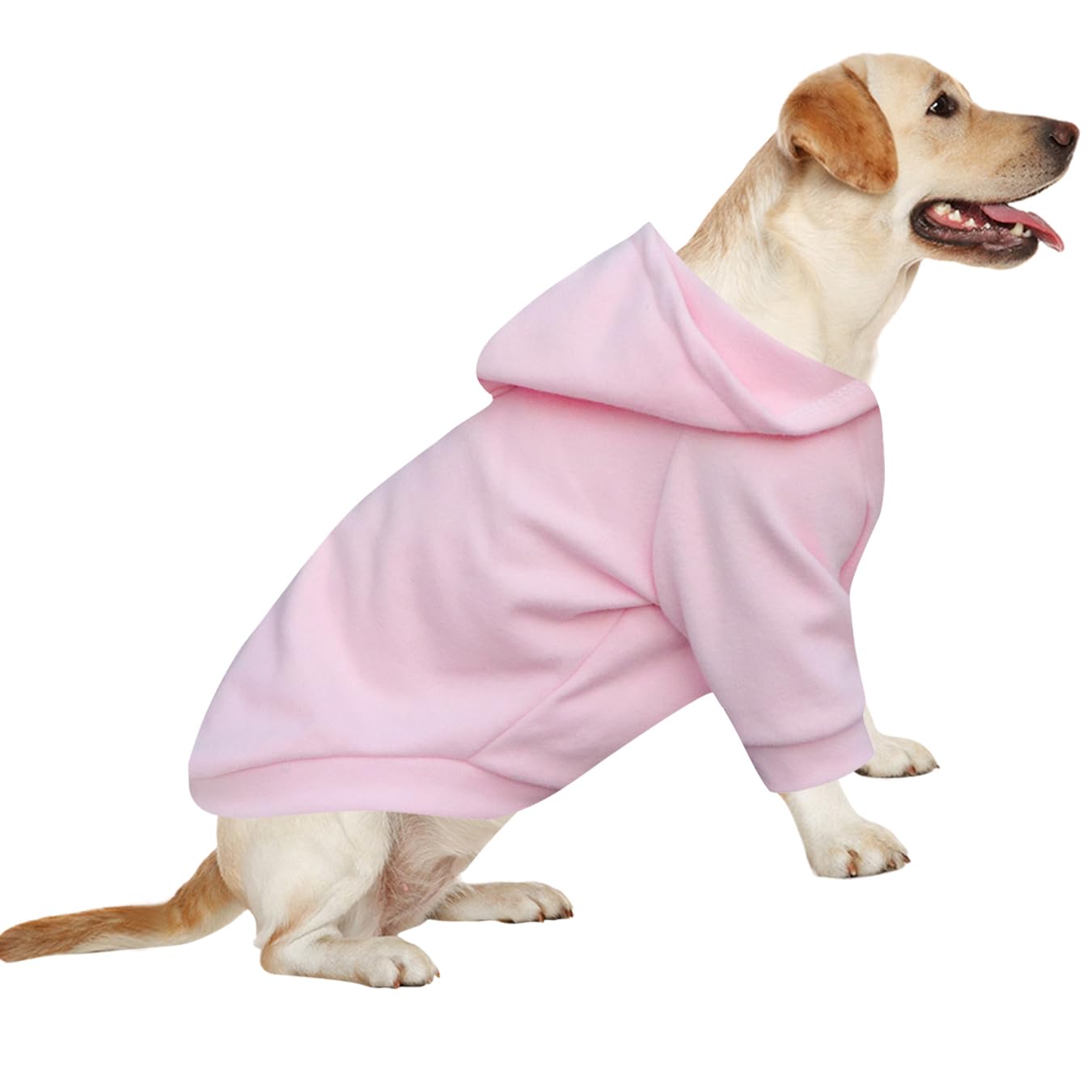 HuaLiSiJi Dog Hoodie Dog Sweatshirt Warm and Lightweight, With a Soft Texture, Elasticity Easy to Wear and Bright Colors (Pink, 5XL)