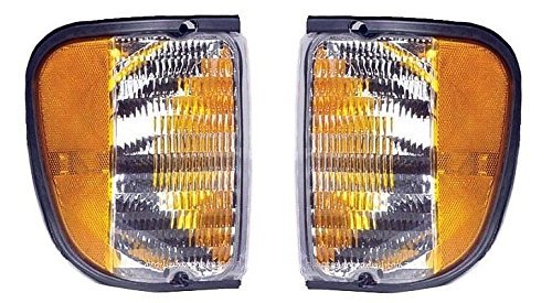Fits 92 - 07 Ford Full Size Van E150 E250 E350 Cornerlight Cornerlamp Pair Set Driver and Passenger E Series