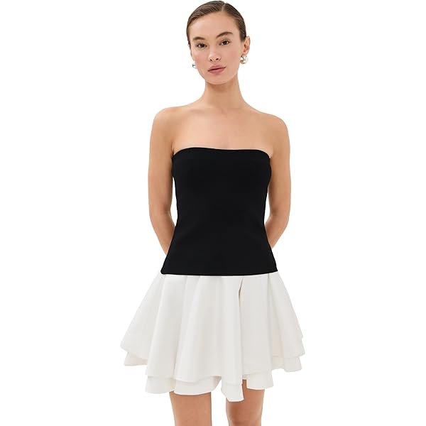 midi flared dresses for women White Mark Women's Solid Fit and Flare Dress, Cotton Pink main image 0