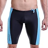 DESMIIT Men's Swimwear Swim Boxer Briefs Swimming Trunks
