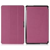 MoKo ASUS T300 Chi Case - Slim Lightweight Smart Shell Stand Cover Case for T300 Chi 12.5 Inch (2015 Version) Windows 8.1 Tablet, PURPLE (Will Not Fit T300 2013 Version)