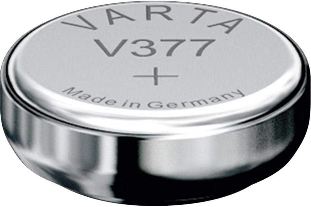 Varta batteries for Watches, V377 SR66, 1.55 Volt Silver Oxide Pack of