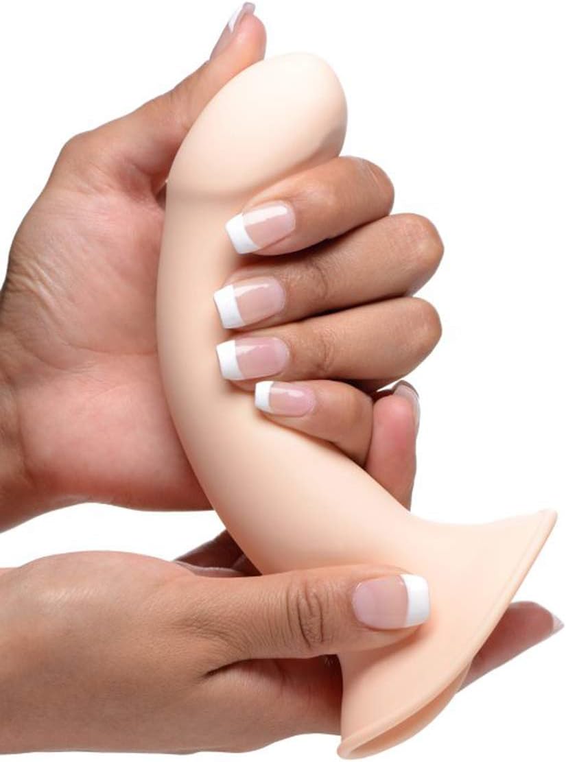XR Brands Squeezable Phallic Dildo - Flesh, 0.268 kg - Image 5