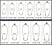 Royal Designs, Inc. HA-1001-10BR-2 Heavy Duty Harp for Lamp Shade Holder, 10 inch, Polished Brass Base, 2-Pack