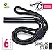 Sunglass Strap (6 Pack) & Ear Hooks (2 Pack) for Glasses - Eyeglass Sports Cord, Adjustable Lanyard Leash for Men, Women & Kids