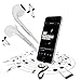 In Ear Headphones, Vomercy iPhone Earbuds with Mic Stereo Earphones with Volume Control White