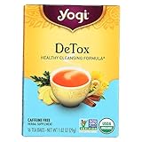 Yogi Tea Detox - Caffeine Free - 16 Tea Bags - 70%+ Organic -