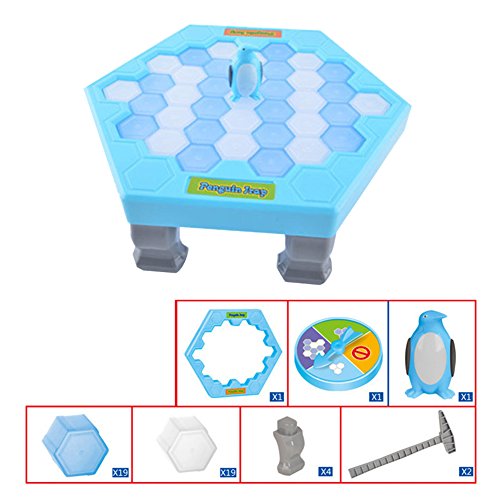 Catnew Save Penguin Ice Block Breaker Trap Toys Funny Parent Children Kids Table Game Toys - Thumbnail 3