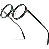 HEPIDEM Acetate Men Vintage Round Optical Glasses Frame Spectacles Optical Eyeglasses Zolman