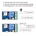 WiFi Relay Delay Switch Module Self-Lock Latching Mode Low Power Smart Home Remote Control DC 12V Compatible with iOS Andriod APP 2G/3G/4G Network