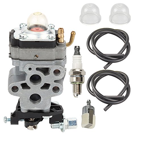 Butom Carburetor & Fuel line for Redmax BCZ2500 EZ25005 BCZ3060TS BCZ2400S GZ25N14 GZ25N23 481081001 WYA-1-1