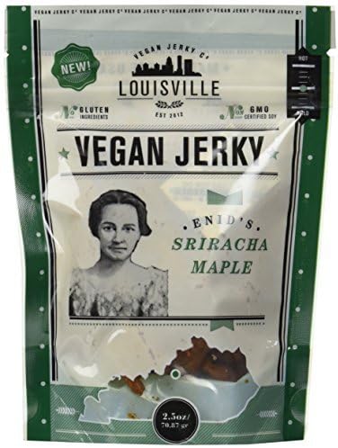 Louisville Vegan Jerky - Sriracha Maple, 2.5 oz. Bag by Louisville Vegan Jerky