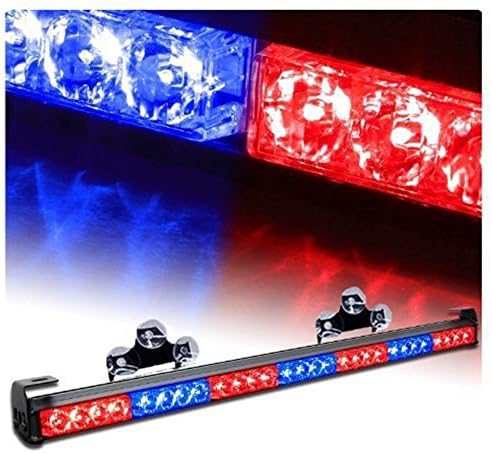 31.5" 28 LED police Multiple modes vehicle emergency traffic advisor light Bar-Red/Blue