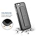iPhone 6 Plus Case, iPhone 6S Plus Case, ZVEdeng Vertical and Horizontal Stand Hand Strap Kickstand Shockproof Heavy Duty Dual Layer Cover for Apple iPhone 6 Plus / 6s Plus 5.5'' Black and Grey