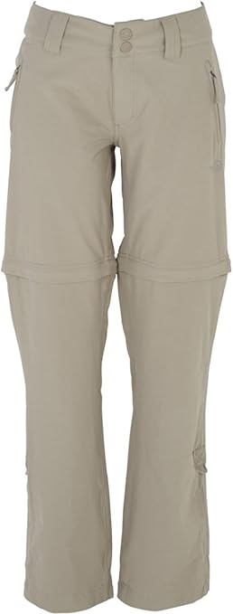 North face womens green lake zip off trousers Clearance
