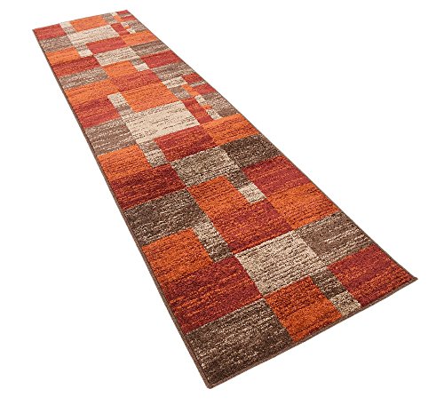 Unique Loom Harvest Collection Multi 3 x 10 Runner Area Rug (2' 6" x 10')