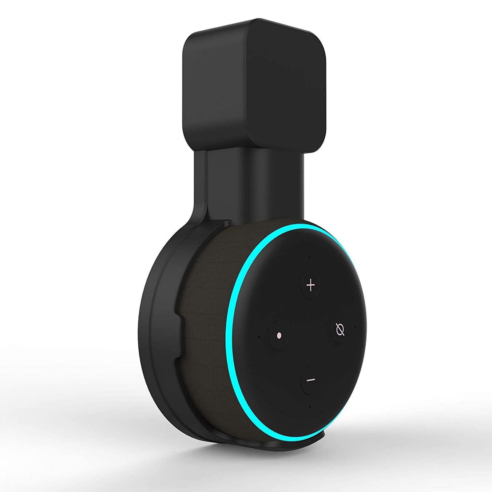 Alyphyly Outlet Wall Mount Holder Stand Hanger for 3rd Generation, for Your Smart Home 3rd Gen Speakers, Place on Kitchen, Bedroom & Bathroom, Hide Messy Wires (1pcs, Black)