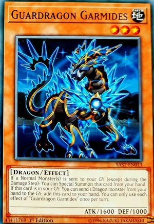 Yu-Gi-Oh! - Guardragon Garmides - SAST-EN013 - Savage Strike - First Edition - Common