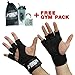 ZoulFit Ventilated Weight Lifting, Workout, Pull ups, Training Gloves, for Men & Women. Built Wrist Wraps, Full Palm Protection & Extra Grip. Bonus: Mesh Carrying Bag, Protein Cup & Lock.