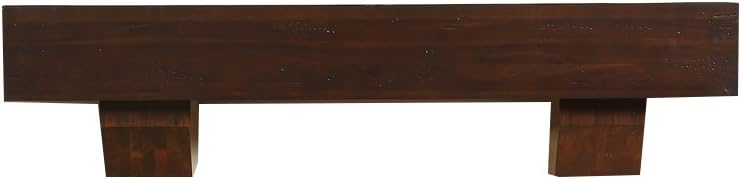 Duluth Forge48-Inch Fireplace Shelf Mantel with Corbels - Chocolate Finish