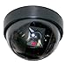 VideoSecu Fake Dummy Imitation Dome Security Camera with Flashing Light LED Cost-Effective Security CCTV Simulated Dome Camera 3PZ